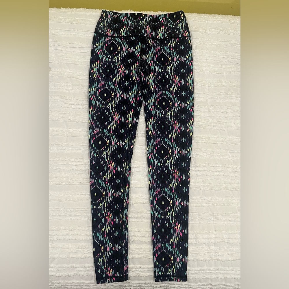 XS Collant Knockout by Victoria's Secret Tight/Leggings High Rise Multicolor GUC